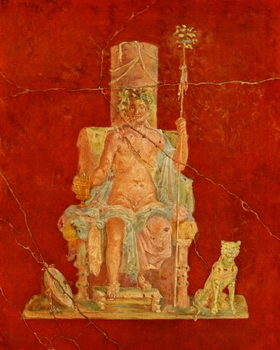 Dionysos assis sur un trône - Roman Roman