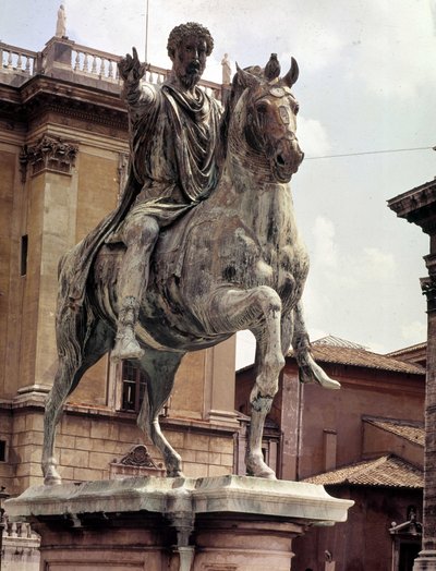 Statue équestre de Marc Aurèle - Place du Capitole, Rome - Roman Roman