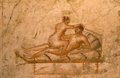 Fresque érotique du cubiculum de la Maison des Vettii, Pompéi (Liste du patrimoine mondial de l