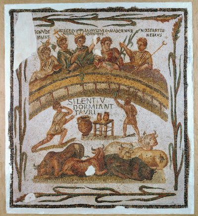 Banquet costumé (mosaïque) - Roman Roman