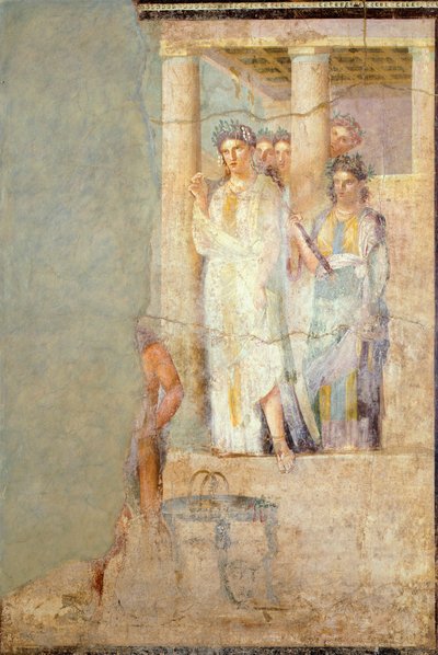 Fresque représentant Iphigénie en Tauride, de la Maison de Caecilius Iucundus, Pompéi - Roman Roman