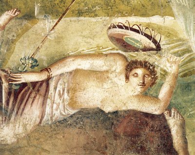 Fresque représentant une Ménade endormie, de la Maison du Cithariste, Pompéi, Italie - Roman Roman