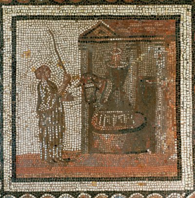 Moulin avec meules (mosaïque) - Roman Roman