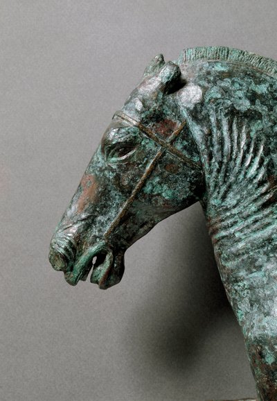 Art romain : « Cheval au galop » (détail). Sculpture en bronze de Cerro al Calvario - Roman Roman