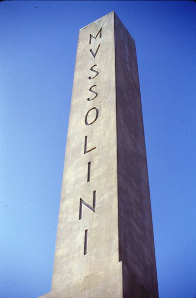 Rome Foro Italico. Vue d
