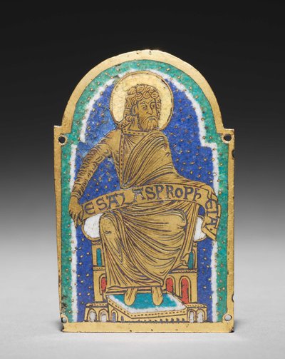 Plaque : Prophète assis d