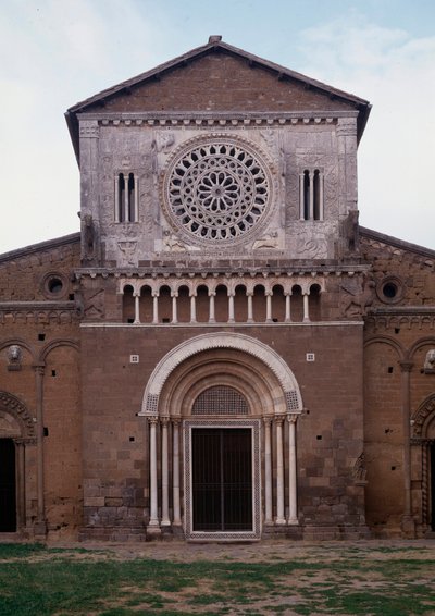 Vue de la façade de l