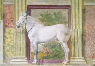 Salle des Chevaux, détail montrant un portrait d