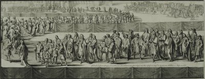 Procession funéraire de la reine Marie II, 1695 - Romeyn de Hooghe