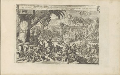 Atrocités espagnoles aux Indes occidentales (série: Les Indes orientales et occidentales et autres lieux) - Romeyn de Hooghe