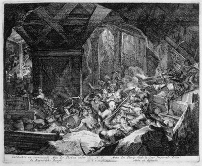 Cycle de gravures de Vienne, Découverte et destruction d