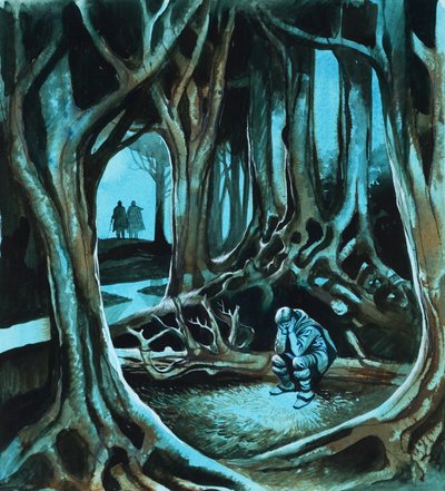 Conte de fées (gouache sur papier) - Ron Embleton