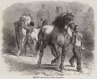 Esquisse de La Foire aux Chevaux - Rosa Bonheur