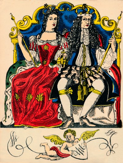 Guillaume III et Marie II, roi et reine de Grande-Bretagne et d