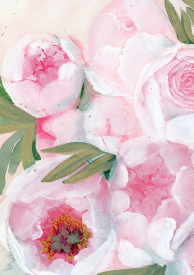 Pivoines rose pâle - Rosana Laiz Blursbyai