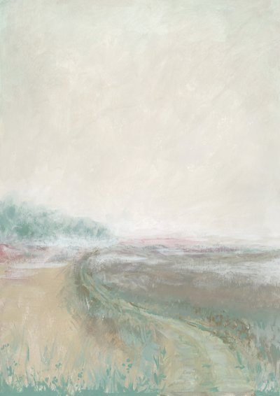 Paysage pastel brumeux - Rosana Laiz Blursbyai