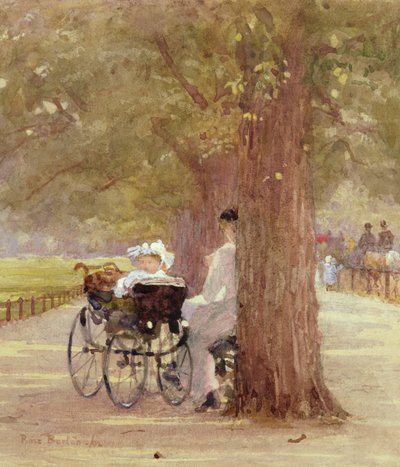 Une pause à Rotten Row, 1892 - Rose Maynard Barton