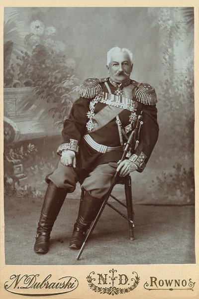Général Konstantin Pavlovich Prezhbyano 1840-1905 - Rowno . Photo studio N. Dubravski