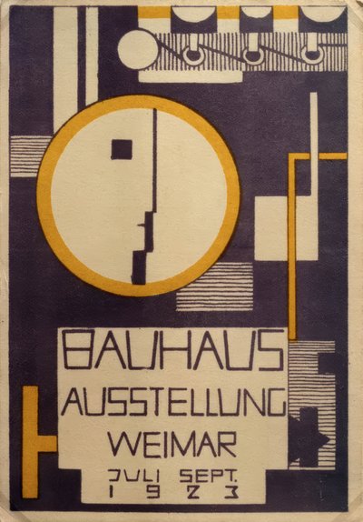 Exposition Bauhaus Weimar juillet-septembre 1923 - Rudolf Baschant