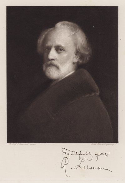 Rudolf Lehmann, Autoportrait - Rudolf Lehmann