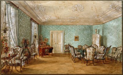 Salon de Fanny Elssler - Rudolf von Alt