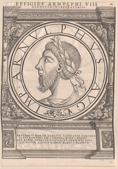 Empereur de Francie orientale Arnulf - Rudolph Wyssenbach