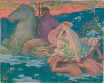 Poséidon et Amphitrite - Rupert Bunny