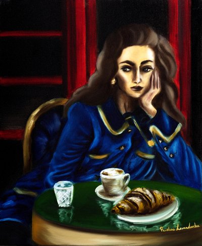 Murmures de Paris, 2024 (huile sur toile) - Ruslana Levandovska