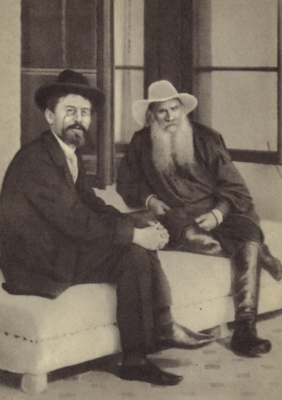 Anton Tchekhov et Léon Tolstoï - Russian Photographer
