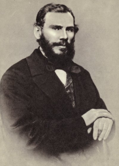 L N Tolstoï, Moscou, 1862 - Russian Photographer