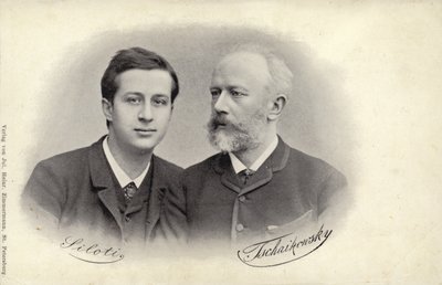 Portrait de Siloti et Tchaïkovski - Russian Photographer
