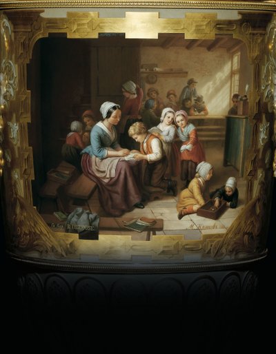 Détail peint d