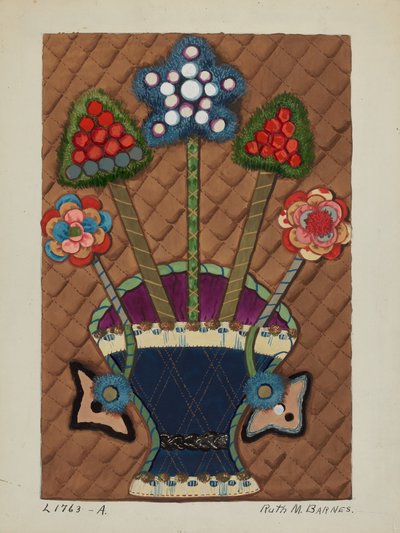 Couverture en appliqué - Ruth M Barnes