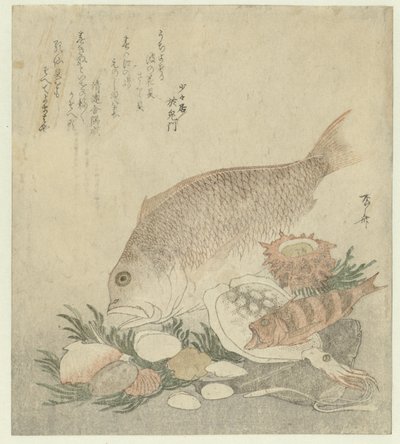 Poissons et coquillages - Ryuryukyo Shinsai