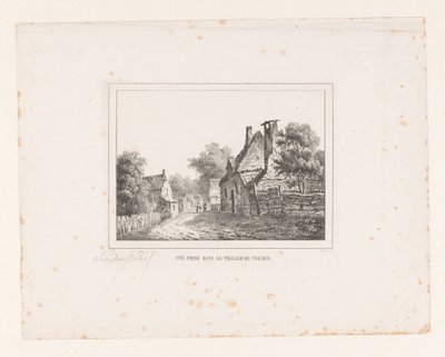Vue du village de Velsen - S.F. Sanders
