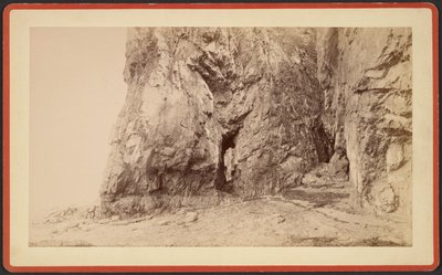 Split Rock depuis le nord, Mt. Desert. - S.R. Stoddard
