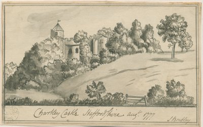 Château de Chartley, août 1777 - S Bentley