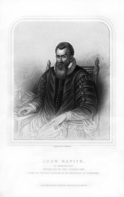John Napier, mathématicien, physicien, astronome et astrologue écossais, 1870 - S. Freeman