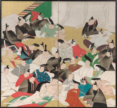 Trente-six poètes, période Edo - Sakai Hoitsu