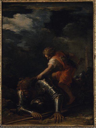 David et Goliath - Salvator Rosa