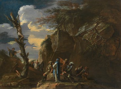 Crucifixion de Polycrate - Salvator Rosa