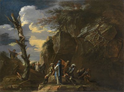 Crucifixion de Polycrate, c.1664 - Salvator Rosa