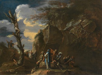 Crucifixion de Polycrate - Salvator Rosa