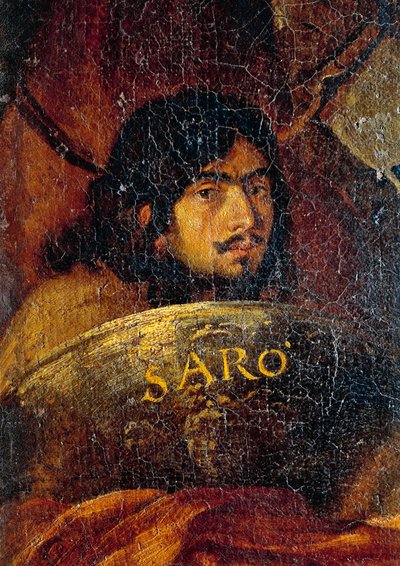 Autoportrait du peintre (détail) - Salvator Rosa