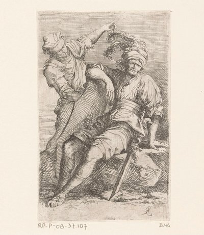 Deux soldats - Salvator Rosa