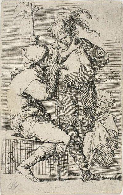Deux guerriers, l
