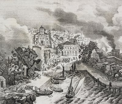 Destruction de Pointe-à-Pitre lors du tremblement de terre du 8 février - Salvatore Puglia