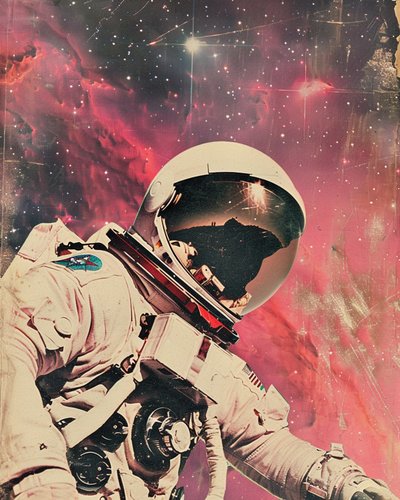Astronaute « Red Nebula » - Samantha Hearn