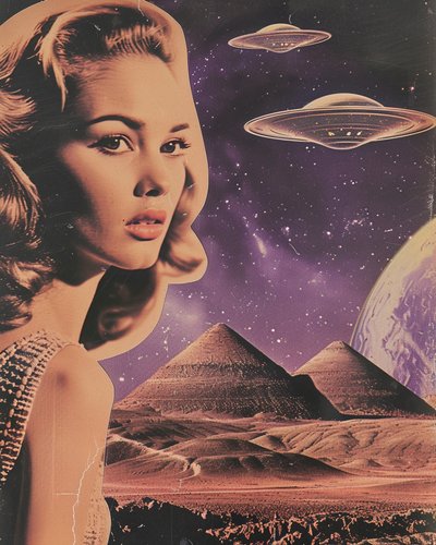 Pyramides extraterrestres rétro - Samantha Hearn
