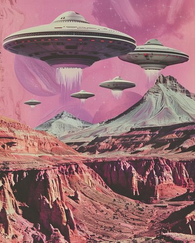 Canyon rétro-science-fiction - Samantha Hearn